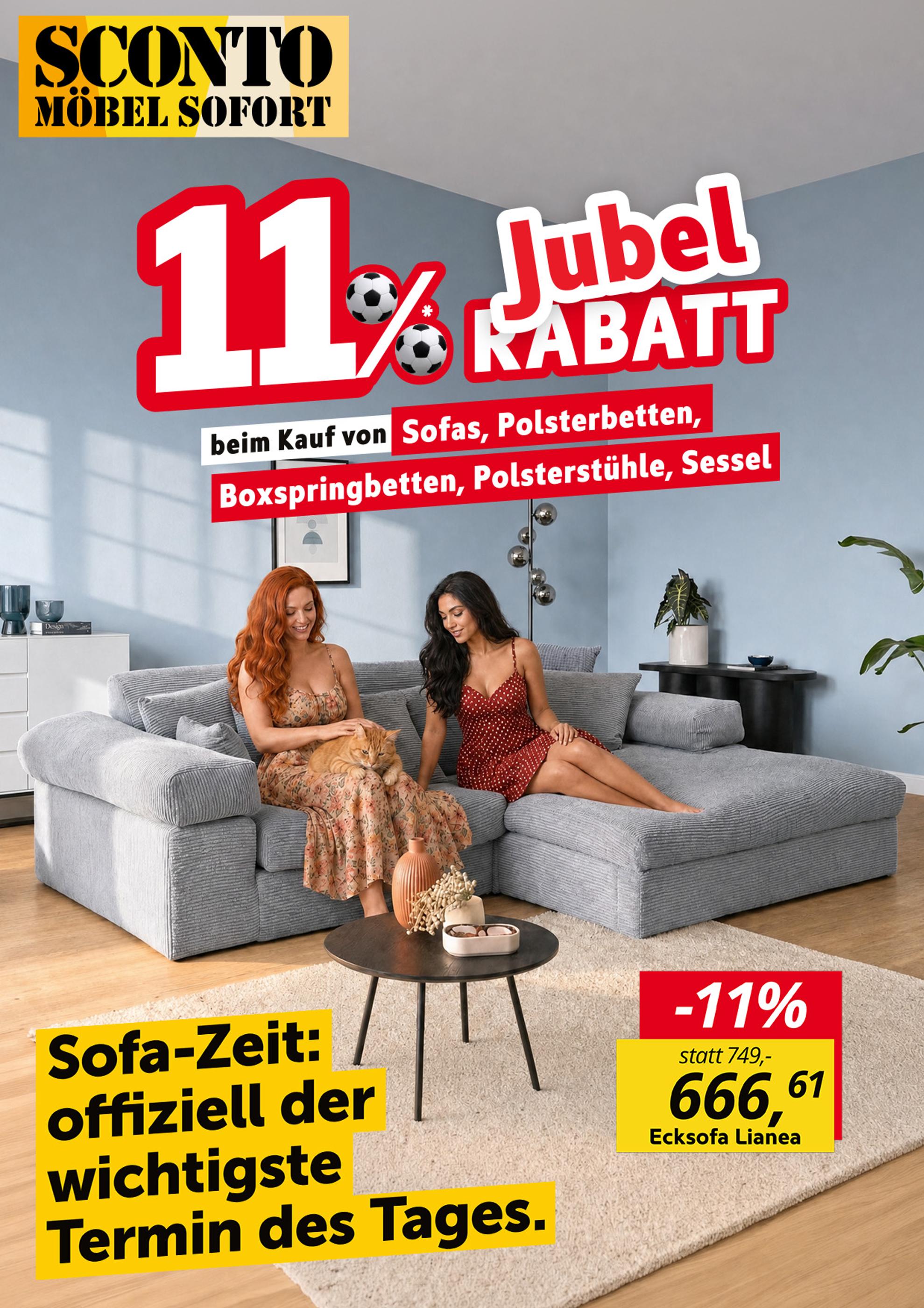 Polstermöbel Angebot im aktuellen Sconto SB Prospekt auf Seite 1